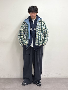 「アイテム（ブルゾン）」を使った、ゆいととさん（メンズ・170cm）の夏コーディネート