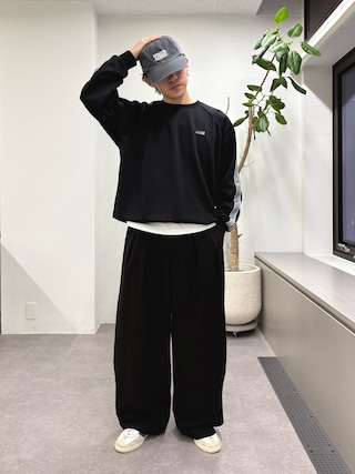 「CIAOPANIC TYPY（チャオパニックティピー）の【ユニセックス】ヴィンテージダックロゴ刺繍キャップ（キャップ）」を使った、ゆいととさん（メンズ・170cm）の冬コーディネート