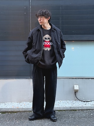 「CIAOPANIC TYPY（チャオパニックティピー）の【UNISEX】【シルエット調整可】襟切替中綿バルーンコーチジャケット（ブルゾン）」を使った、ゆいととさん（メンズ・170cm）の秋コーディネート