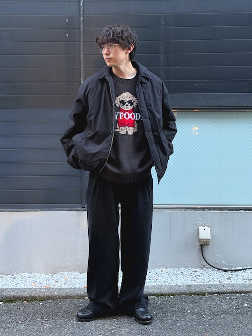 「CIAOPANIC TYPY(チャオパニックティピー)の【UNISEX】【シルエット調整可】襟切替中綿バルーンコーチジャケット(ブルゾン)」を使った、ゆいととさん(メンズ・170cm)の秋コーディネート
