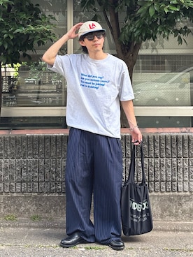 「アイテム（パンツ）」を使った、ゆいととさん（メンズ・170cm）の春コーディネート