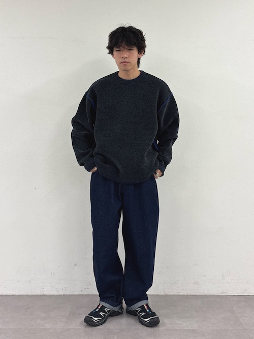 「CIAOPANIC TYPY(チャオパニックティピー)の【UNISEX】アウトリンキングモールニット/WEB限定カラーあり(ニット/セーター)」を使った、ゆいととさん(メンズ・170cm)の秋コーディネート