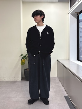 「GEVACO（ゲバコ）のアイテム」を使った、ゆいととさん（メンズ・170cm）の冬コーディネート