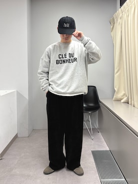 「CIAOPANIC TYPY（チャオパニックティピー）の【冬も暖かい◎】男女兼用/モールタックストレートパンツ（スラックス）」を使った、ゆいととさん（メンズ・170cm）の秋コーディネート