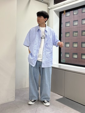 「SEADAM（シーダム）のアイテム」を使った、ゆいととさん（メンズ・170cm）の夏コーディネート