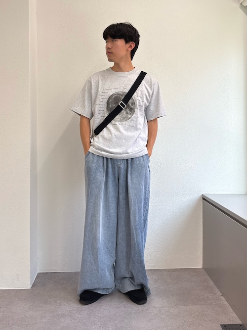 【WEB限定】【新色追加】ムーンクレーター＆アースロゴプリントTee