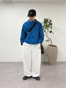 「アイテム（スウェットパンツ）」を使った、ゆいととさん（メンズ・170cm）の夏コーディネート