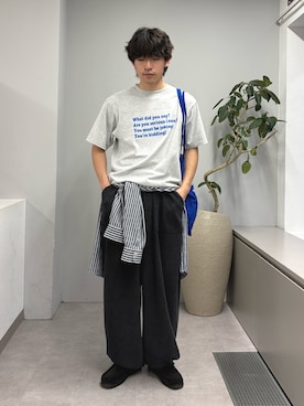 「SEADAM（シーダム）のアイテム」を使った、ゆいととさん（メンズ・170cm）の春コーディネート