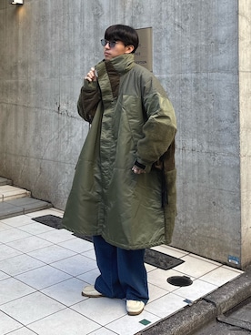 「アイテム（モッズコート）」を使った、ゆいととさん（メンズ・170cm）の秋コーディネート