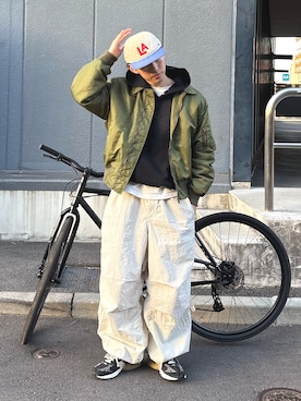 「CIAOPANIC TYPY（チャオパニックティピー）のアイテム」を使った、ゆいととさん（メンズ・170cm）の冬コーディネート