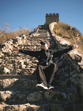 「Supreme （シュプリーム）のアイテム」を使った、nianta88さん（メンズ・176cm）の秋コーディネート