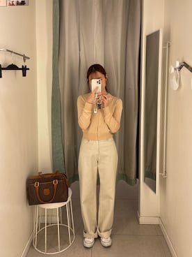「H&M（エイチ・アンド・エム）のアイテム（ホワイト系）」を使った、ymhu2086さん（レディース・155cm）の夏コーディネート