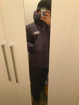 「FULLCOUNT（フルカウント）のアイテム（スウェットパンツ）」を使った、00331169さん（メンズ・166cm）の冬コーディネート