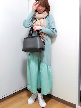 erina-rukaさん（レディース・156cm）の冬コーディネート