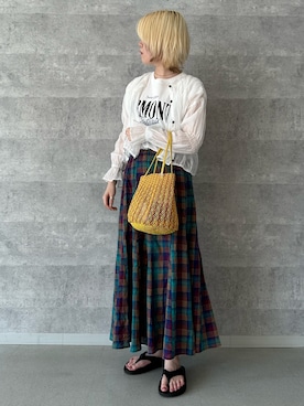 さとちゃんさん（レディース・167cm）の夏コーディネート