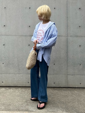 さとちゃんさん（レディース・167cm）の夏コーディネート