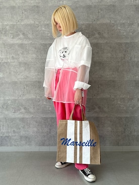 さとちゃんさん(レディース・167cm)の春コーディネート