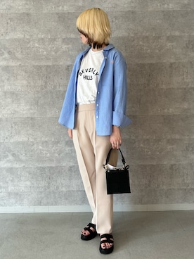 さとちゃんさん（レディース・167cm）の夏コーディネート