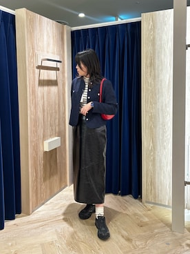 さとちゃんさん(レディース・166cm)の冬コーディネート