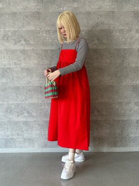 さとちゃんさん（レディース・167cm）の春コーディネート