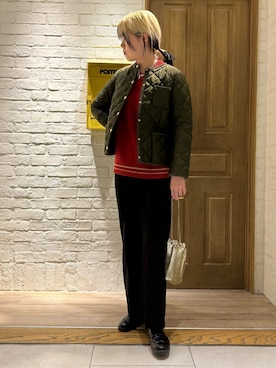 「Traditional Weatherwear」｜「アイテム（ブルゾン）」を使った、さとちゃんさん（レディース・166cm）の秋コーディネート