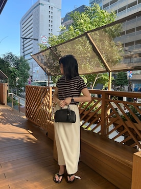 さとちゃんさん（骨格ストレート・レディース・166cm）の夏コーディネート