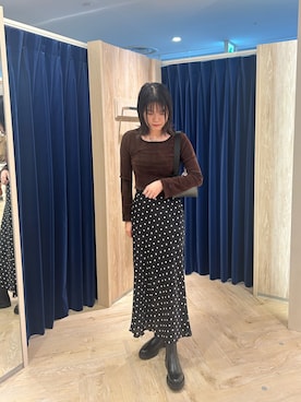 さとちゃんさん（レディース・166cm）の秋コーディネート