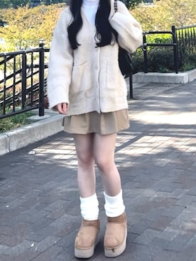 「VIS（ビス）のアイテム」を使った、aさん（骨格ストレート・レディース・157cm）の秋コーディネート