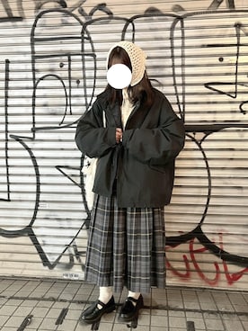 「Ungrid（アングリッド）のアイテム」を使った、saさん（レディース・158cm）の冬コーディネート