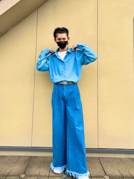 「renya made in INTER FACTORY（レンヤメイドインインターファクトリー）のアイテム」を使った、miruさん（メンズ・168cm）の冬コーディネート