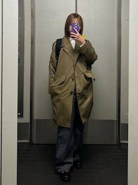 「MM6 Maison Margiela（ｴﾑｴﾑｼｯｸｽ ﾒｿﾞﾝ ﾏﾙｼﾞｪﾗ）のアイテム（ジャケット/アウター）」を使った、Rさん（レディース・153cm）の秋コーディネート