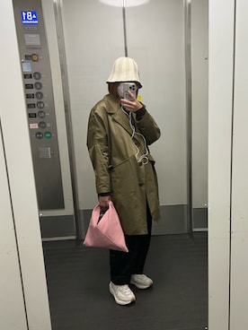 「MM6 Maison Margiela（ｴﾑｴﾑｼｯｸｽ ﾒｿﾞﾝ ﾏﾙｼﾞｪﾗ）のアイテム（ジャケット/アウター）」を使った、Rさん（レディース・153cm）の春コーディネート