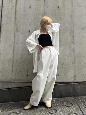 「FEKETE（フェケテ）のアイテム」を使った、𝐼𝑀𝐴𝑀𝑈𝑈さん（レディース・154cm）の春コーディネート