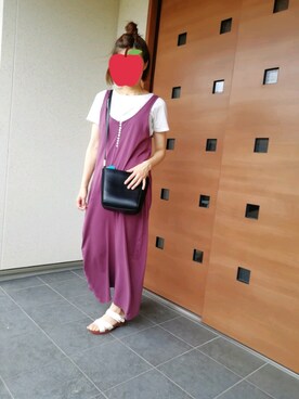 「ZARA（ザラ）のアイテム（ワンピース/ドレス、その他）」を使った、ゆきんこさん（レディース・160cm）の夏コーディネート