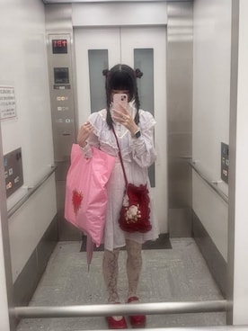 「PINK HOUSE（ピンクハウス）のアイテム」を使った、曖昧パフェさん（レディース・160cm）の冬コーディネート