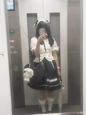 「アイテム（その他ヘアアクセサリー）」を使った、曖昧パフェさん（レディース・160cm）の冬コーディネート