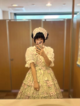 「PINK HOUSE(ピンクハウス)のアイテム(シャツ/ブラウス、ホワイト系)」を使った、曖昧パフェさん(レディース・160cm)の夏コーディネート