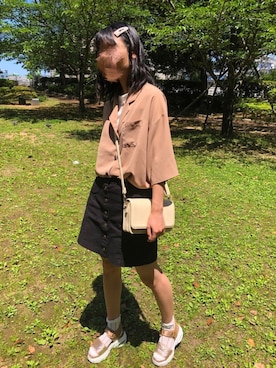 「コロナに負けない」｜Naa🐒 ⋆͛さん（レディース・159cm）の春コーディネート