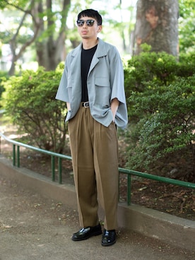 peikunさん（メンズ・170cm）の夏コーディネート