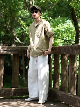 「Coming soon…」｜「アイテム（キャップ）」を使った、peikunさん（メンズ・170cm）の夏コーディネート