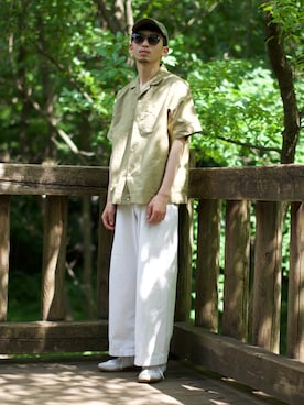「Coming soon…」｜「アイテム（キャップ）」を使った、peikunさん（メンズ・170cm）の夏コーディネート