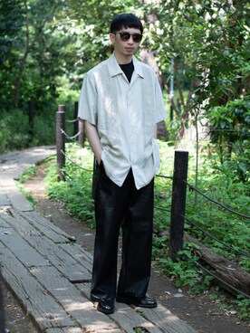 「FEKETE（フェケテ）のアイテム（パンツ）」を使った、peikunさん（メンズ・170cm）の秋コーディネート