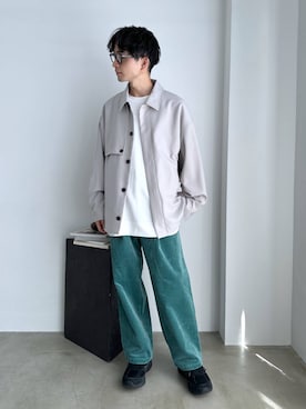 「LOWRYS FARM（ローリーズファーム）のアイテム（ジャケット/アウター）」を使った、Hibikiさん（メンズ・170cm）の秋コーディネート