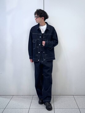「LOWRYS FARM（ローリーズファーム）のアイテム（ジャケット/アウター）」を使った、Hibikiさん（メンズ・170cm）の冬コーディネート