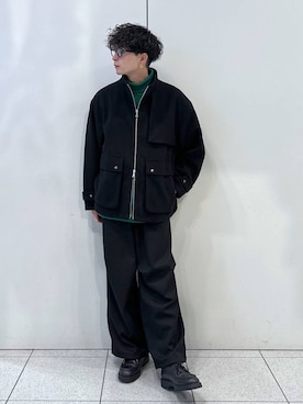 「LOWRYS FARM（ローリーズファーム）のアイテム（ジャケット/アウター）」を使った、Hibikiさん（メンズ・170cm）の秋コーディネート