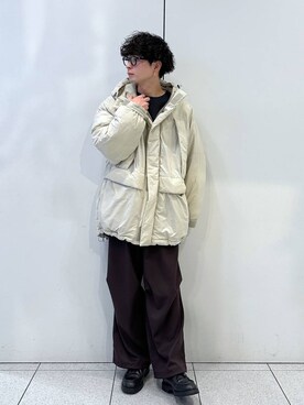「LOWRYS FARM（ローリーズファーム）のアイテム（ジャケット/アウター）」を使った、Hibikiさん（メンズ・170cm）の秋コーディネート