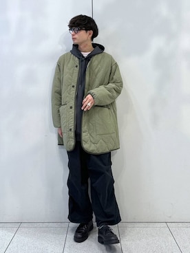 「LOWRYS FARM（ローリーズファーム）のアイテム（ジャケット/アウター）」を使った、Hibikiさん（メンズ・170cm）の秋コーディネート