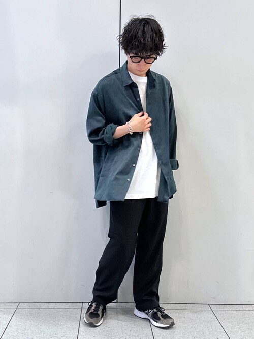 LOWRYS FARM シャツ サテンSTフラワーシャツ 971679 メンズ