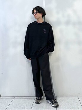 「Anui（アニュイ）のアイテム（スウェット）」を使った、Hibikiさん（メンズ・170cm）の秋コーディネート