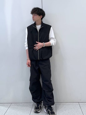 「LOWRYS FARM（ローリーズファーム）のアイテム（その他アウター）」を使った、Hibikiさん（メンズ・170cm）の春コーディネート